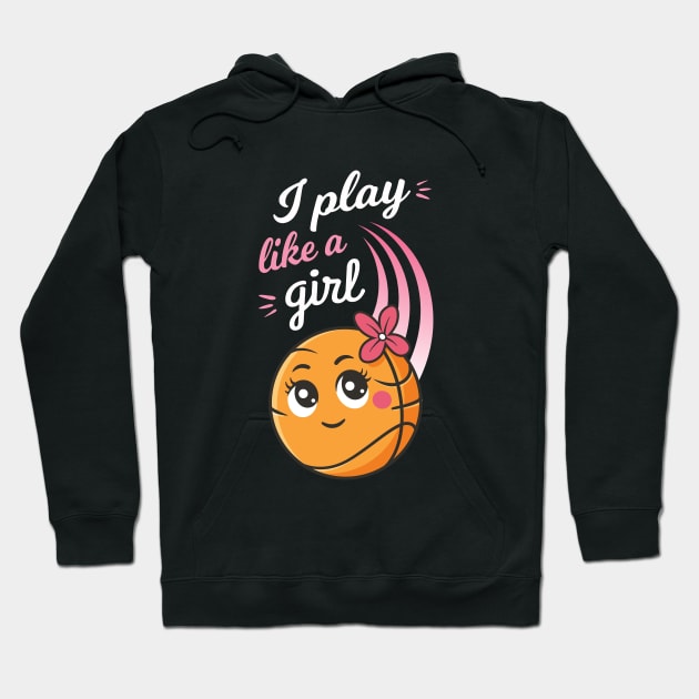 I Play Like a Girl Hoodie by zoljo